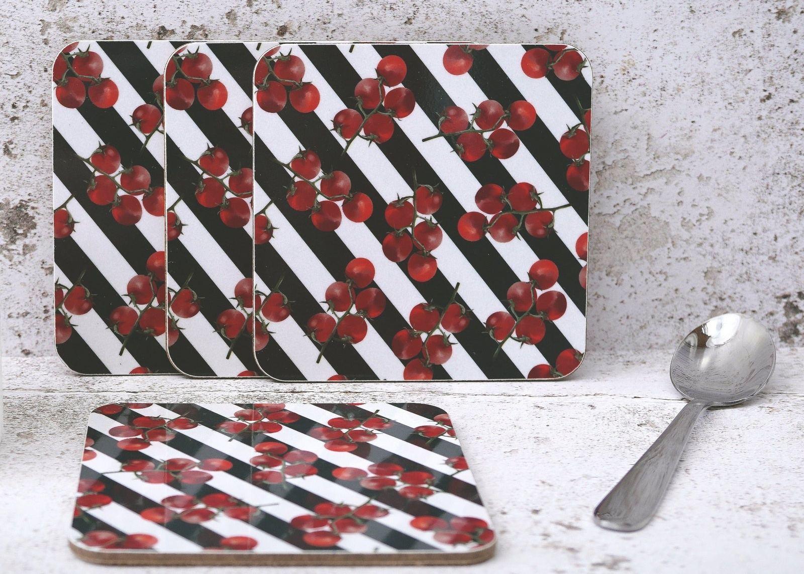 Striped Tomato Coaster 