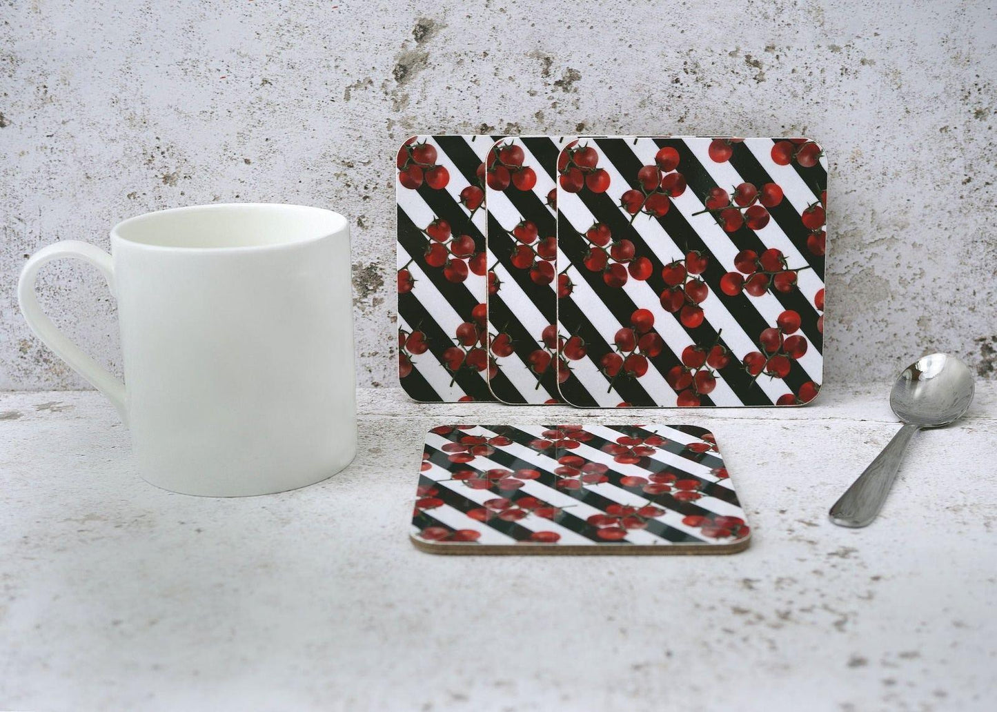 Striped Tomato Coaster 