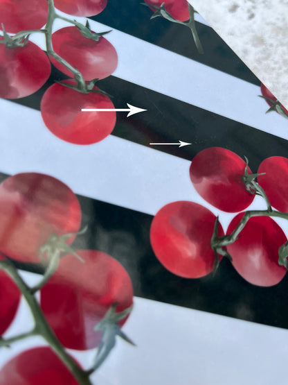 Striped Tomato Placemats - SECOND